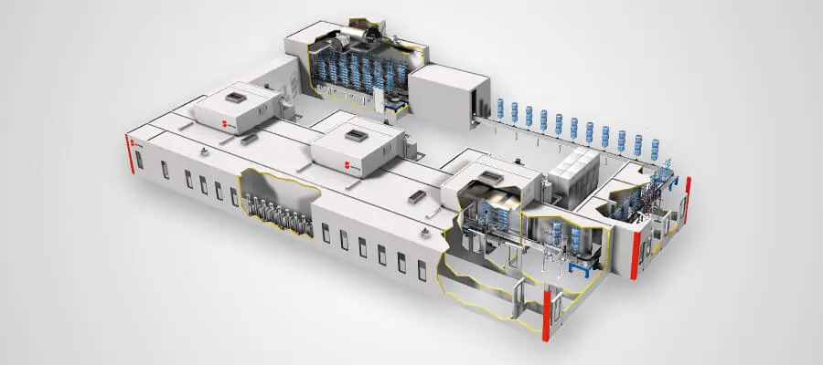 Chain on Edge Coating Machine for plastic parts