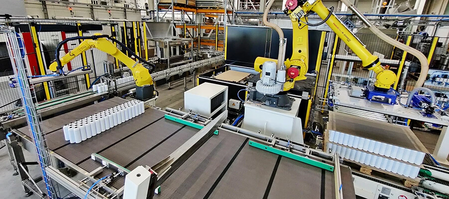 Flexibles Roboter-Packsystem