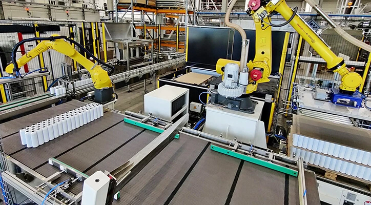 Flexibles Roboter-Packsystem